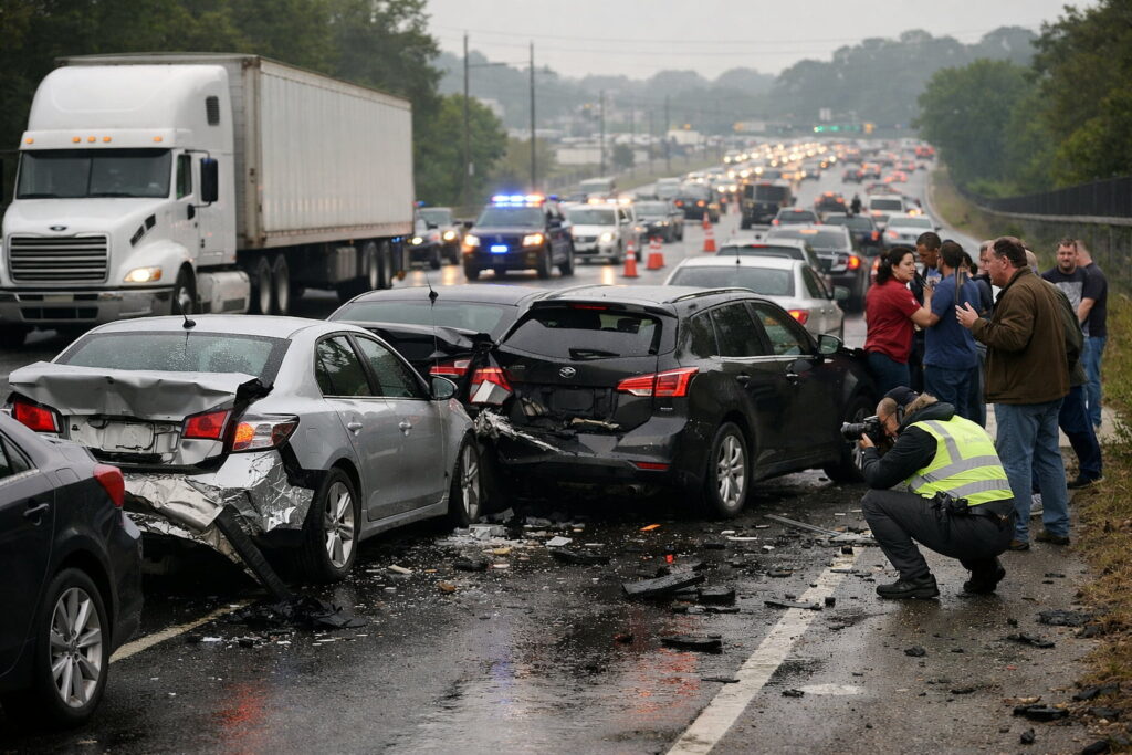 Proving Fault in a Multi-Car Pile-Up in Augusta